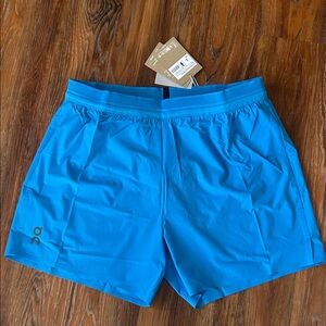On Running Men’s 5” Performance Shorts NWT